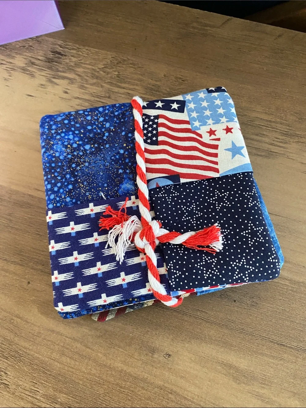 Set of 4 handmade wine glass coasters (pick one set)
